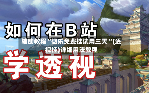 辅助教程“微乐免费挂试用三天“(透视挂)详细用法教程