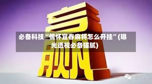 必备科技“情怀宜春麻将怎么开挂”(曝光透视必备猫腻)-第3张图片
