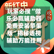 玩家必搜“微乐必赢辅助器免费安装苹果版”揭秘透视辅助万能挂用法-第2张图片