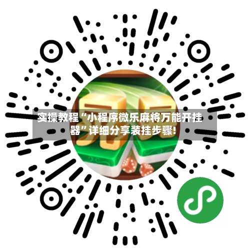 实操教程“小程序微乐麻将万能开挂器	”详细分享装挂步骤!-第2张图片