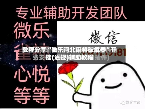 教程分享“微乐河北麻将破解器	”开挂(透视)辅助教程-第2张图片