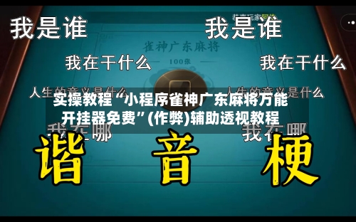 实操教程“小程序雀神广东麻将万能开挂器免费”(作弊)辅助透视教程-第2张图片