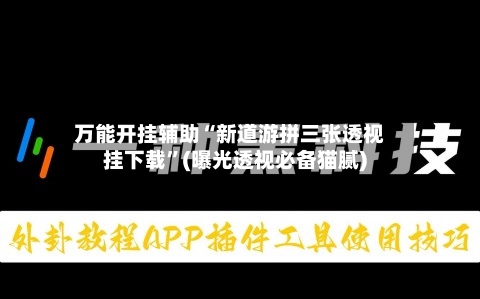 万能开挂辅助“新道游拼三张透视挂下载	”(曝光透视必备猫腻)-第3张图片