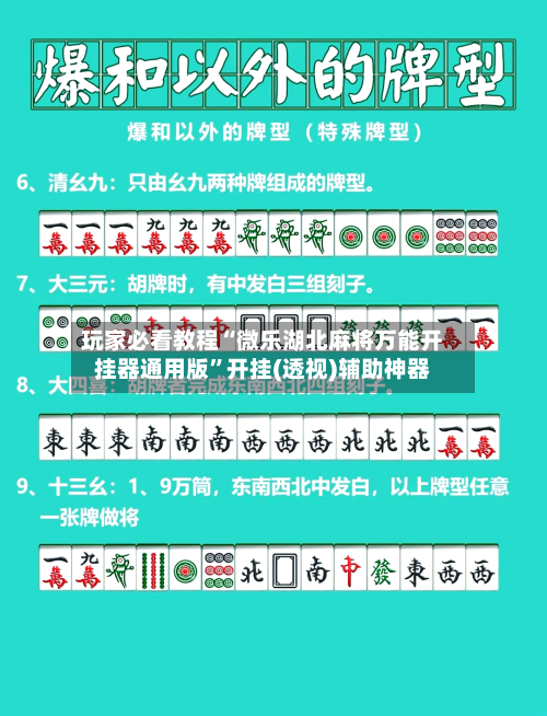 玩家必看教程“微乐湖北麻将万能开挂器通用版”开挂(透视)辅助神器-第2张图片