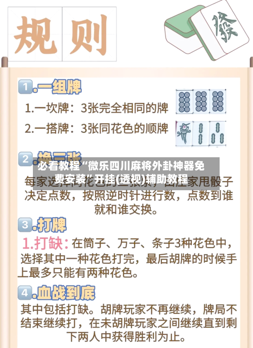必看教程“微乐四川麻将外卦神器免费安装”开挂(透视)辅助教程-第2张图片