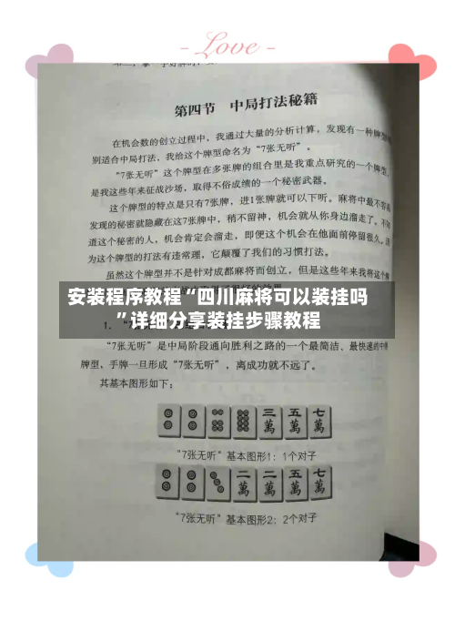 安装程序教程“四川麻将可以装挂吗	”详细分享装挂步骤教程-第3张图片
