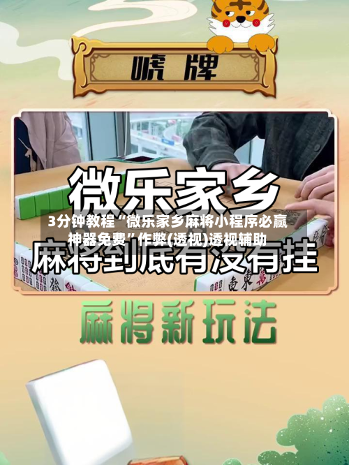 3分钟教程“微乐家乡麻将小程序必赢神器免费”作弊(透视)透视辅助-第3张图片