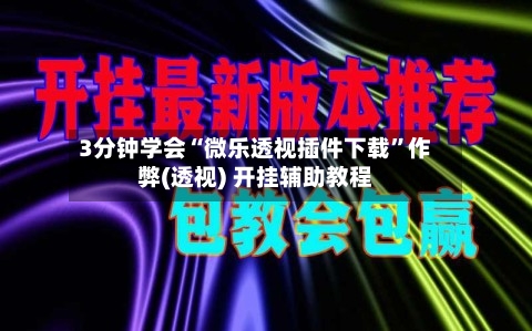 3分钟学会“微乐透视插件下载”作弊(透视) 开挂辅助教程