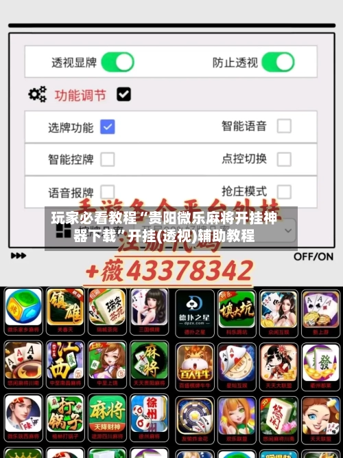 玩家必看教程“贵阳微乐麻将开挂神器下载	”开挂(透视)辅助教程-第2张图片