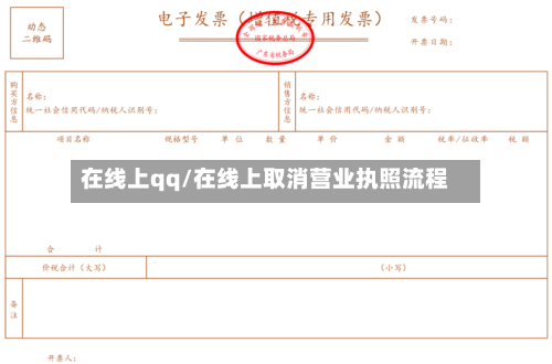 在线上qq/在线上取消营业执照流程-第2张图片