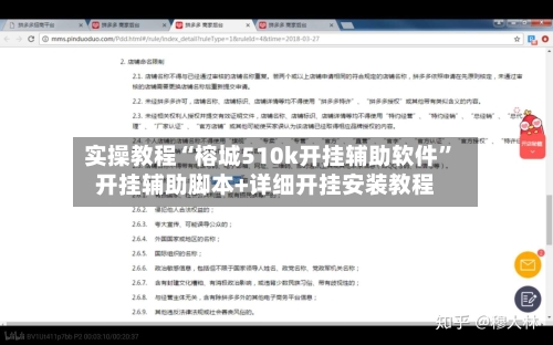 实操教程“榕城510k开挂辅助软件”开挂辅助脚本+详细开挂安装教程-第3张图片