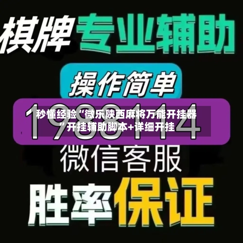 秒懂经验“微乐陕西麻将万能开挂器”开挂辅助脚本+详细开挂-第2张图片