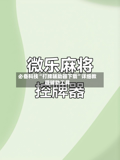 必备科技“打牌辅助器下载”详细教程辅助工具-第3张图片