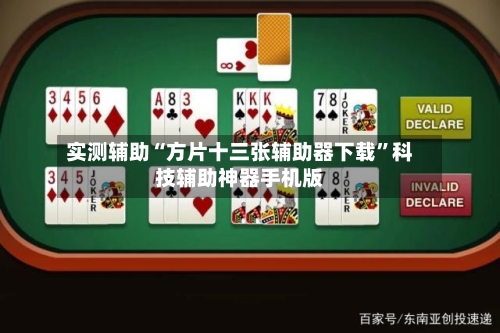 实测辅助“方片十三张辅助器下载”科技辅助神器手机版-第3张图片