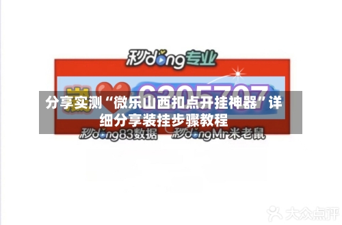 分享实测“微乐山西扣点开挂神器”详细分享装挂步骤教程