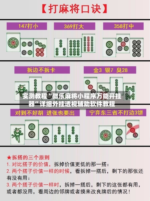 实测教程“微乐麻将小程序万能开挂器”详细外挂透视辅助软件教程-第3张图片