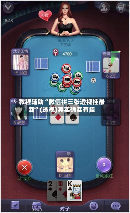 教程辅助“微信拼三张透视挂最新”(透视)其实确实有挂-第2张图片