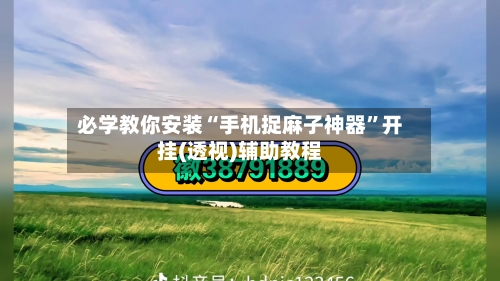 必学教你安装“手机捉麻子神器”开挂(透视)辅助教程