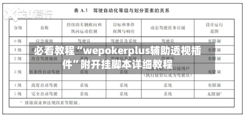 必看教程“wepokerplus辅助透视插件”附开挂脚本详细教程-第2张图片