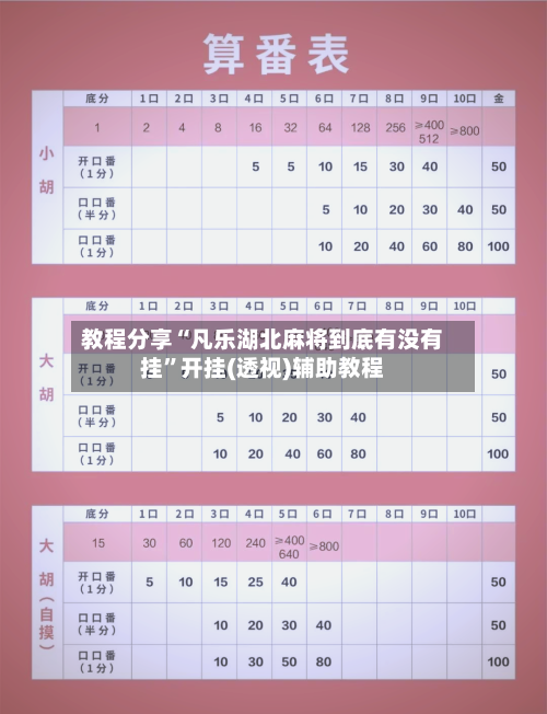 教程分享“凡乐湖北麻将到底有没有挂	”开挂(透视)辅助教程-第3张图片