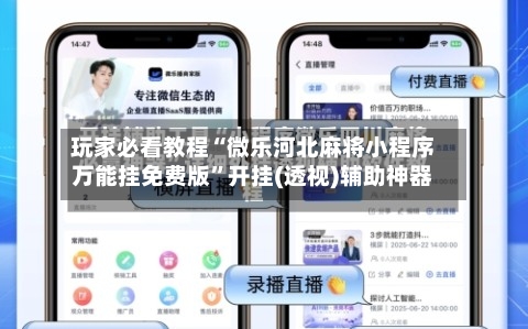 玩家必看教程“微乐河北麻将小程序万能挂免费版”开挂(透视)辅助神器-第3张图片