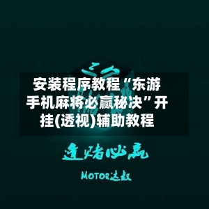 安装程序教程“东游手机麻将必赢秘决”开挂(透视)辅助教程-第2张图片