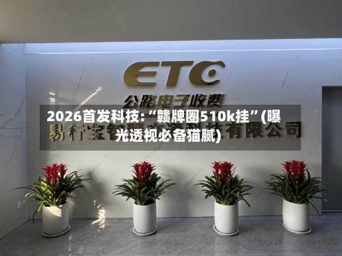 2026首发科技:“赣牌圈510k挂”(曝光透视必备猫腻)-第2张图片