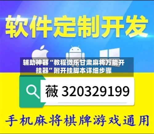 辅助神器“教程微乐甘肃麻将万能开挂器	”附开挂脚本详细步骤-第2张图片