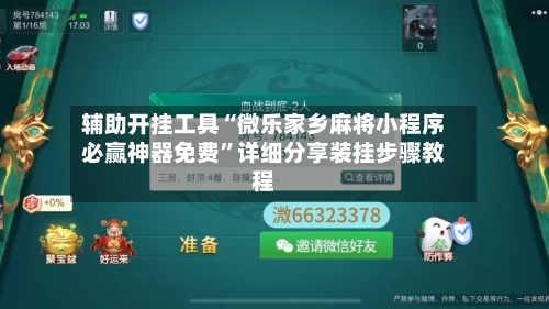 辅助开挂工具“微乐家乡麻将小程序必赢神器免费	”详细分享装挂步骤教程-第2张图片