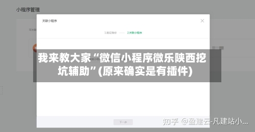 我来教大家“微信小程序微乐陕西挖坑辅助”(原来确实是有插件)