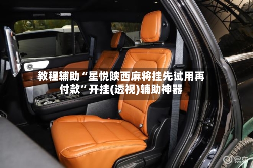 教程辅助“星悦陕西麻将挂先试用再付款	”开挂(透视)辅助神器-第2张图片