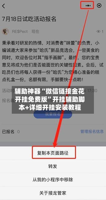 辅助神器“微信链接金花开挂免费版”开挂辅助脚本+详细开挂安装教程-第2张图片