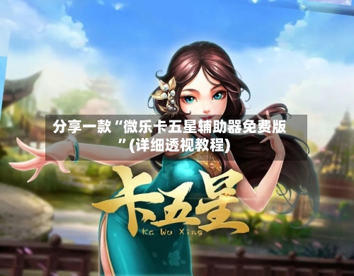 分享一款“微乐卡五星辅助器免费版”(详细透视教程)-第2张图片