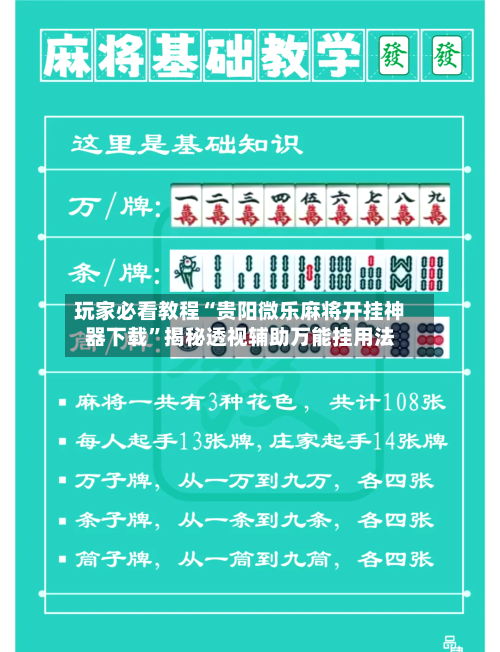 玩家必看教程“贵阳微乐麻将开挂神器下载	”揭秘透视辅助万能挂用法-第2张图片