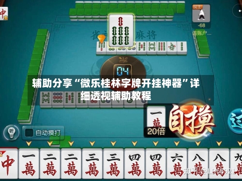 辅助分享“微乐桂林字牌开挂神器”详细透视辅助教程-第1张图片