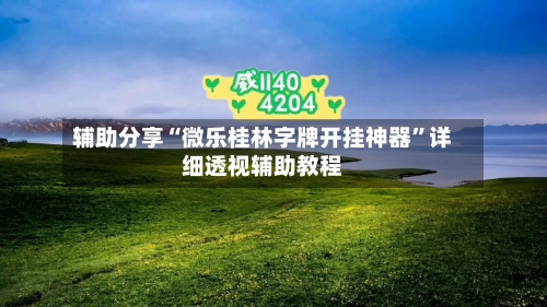 辅助分享“微乐桂林字牌开挂神器	”详细透视辅助教程-第2张图片