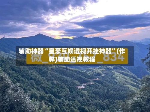 辅助神器“皇豪互娱透视开挂神器	”(作弊)辅助透视教程-第2张图片