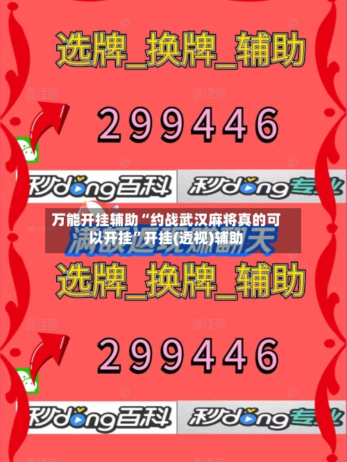 万能开挂辅助“约战武汉麻将真的可以开挂”开挂(透视)辅助-第3张图片
