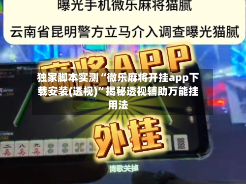 独家脚本实测“微乐麻将开挂app下载安装(透视)”揭秘透视辅助万能挂用法-第2张图片