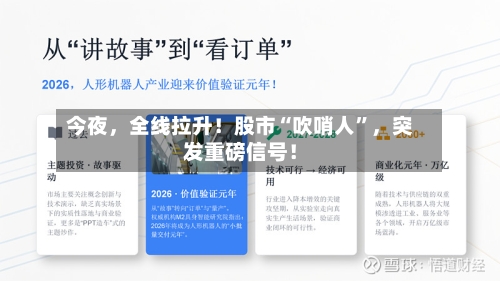 今夜	，全线拉升！股市“吹哨人”，突发重磅信号！-第3张图片