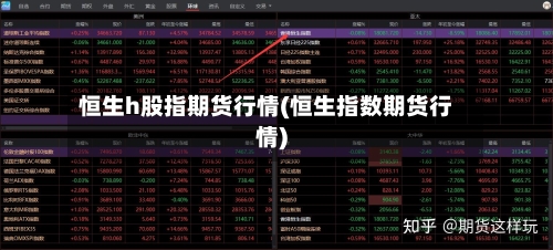 恒生h股指期货行情(恒生指数期货行情)-第3张图片