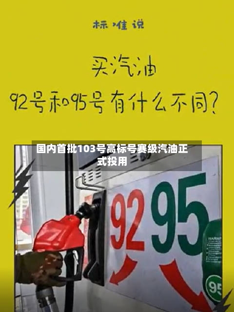 国内首批103号高标号赛级汽油正式投用-第3张图片