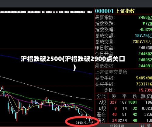 沪指跌破2500(沪指跌破2900点关口)
