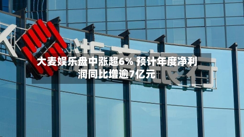 大麦娱乐盘中涨超6% 预计年度净利润同比增逾7亿元